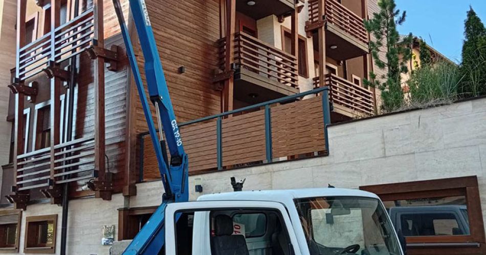 Iznajmljivanje kamion korpe za rad na visini do 19m
